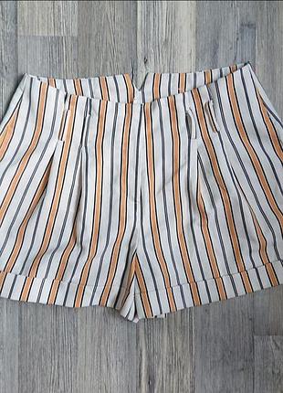Летние шорты  высокая талия р.m