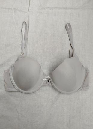 Бюстгальтер белый 34а 34b 75a 75b бюстик бесшовный на косточках лифчик гладкий базовый классический лиф на 1, 2 размера