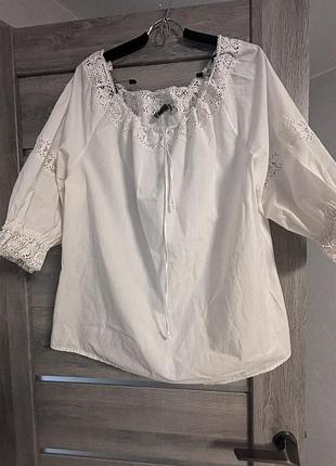 Блуза сорочка прошва