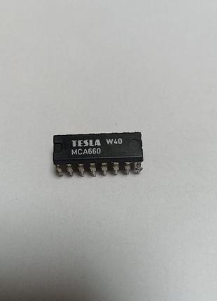 Микросхема tesla mca660 w40