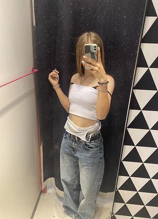 Топ бандо білого кольору