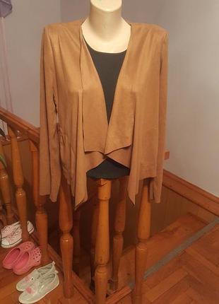 Нова замшева куртка піджак кардиган stradivarius