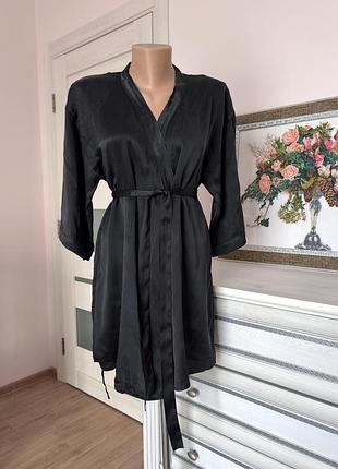 100% шелк короткий шелковый халат intimissimi