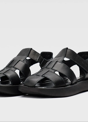 Шкіряні босоніжки olive tree