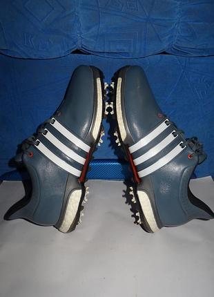 Кроссовки adidas tour360 boost golf shoes gray waterproof мужские 44-45