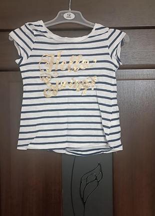 Футболка h&m на 4-6 лет.