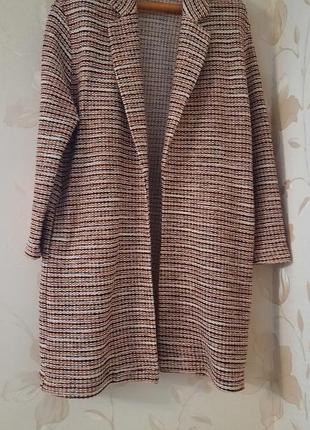 Легкий кардиган пальто пиджак женский m&amp;s, размер 38