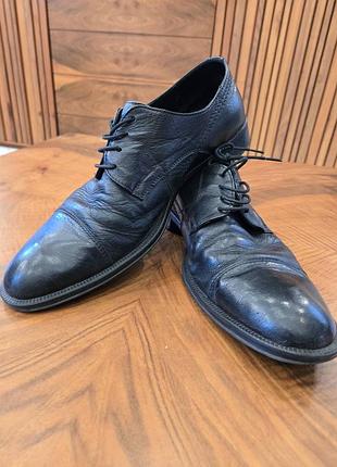 Чоловічі туфлі, 43 р, натуральна шкіра