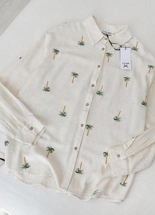 J clair сорочка вишивка льон
