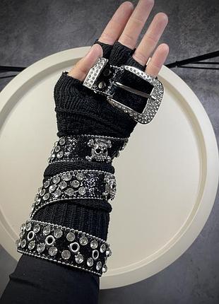 Y2k belt ремінь зі стразами