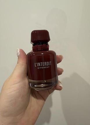 Парфумована вода givenchy l'interdit rouge ultime