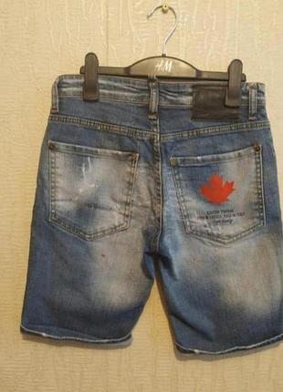Джинсовые шорты dsquared