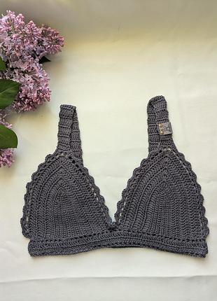 Вязаные топы крючком