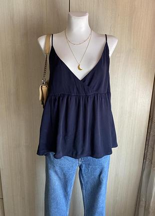 Синя блуза / майка american vintage