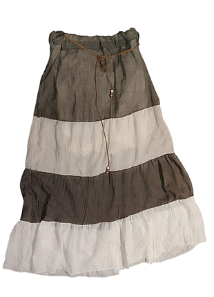 Спідниця коттон італія  м-л 38 44-46 миди міді юбка хлопок бавовна италия кльош клеш