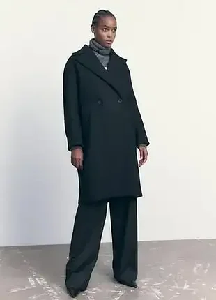 Пальто zara manteco із італійською вовною