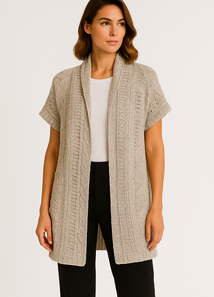 Вязанный кардиган накидка soon