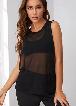 Блуза майка zara сетка