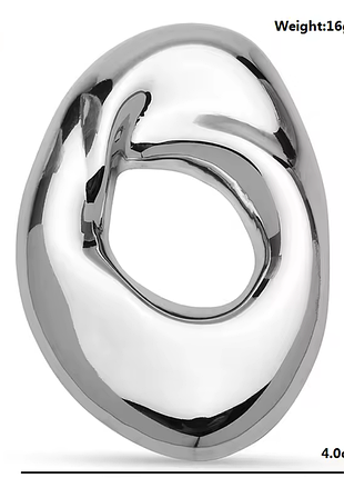 Овальні геометричні брошки wuli&baby з нержавіючої сталі для жінок.