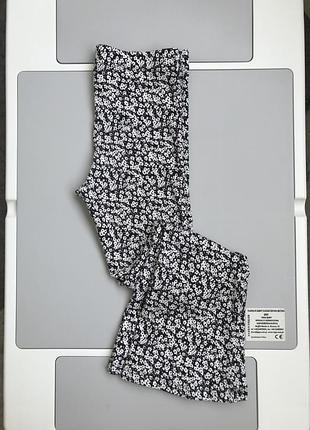 Неймовірно гарні штанці стильні рубчик в квіточку  кльош