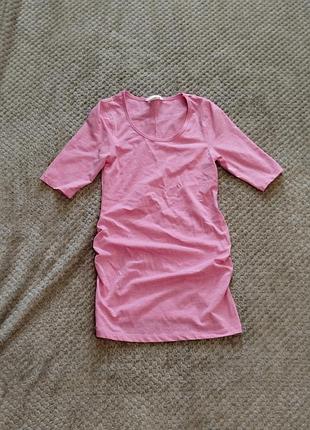 Розовая футболка для будущей мамы.h &amp; m.