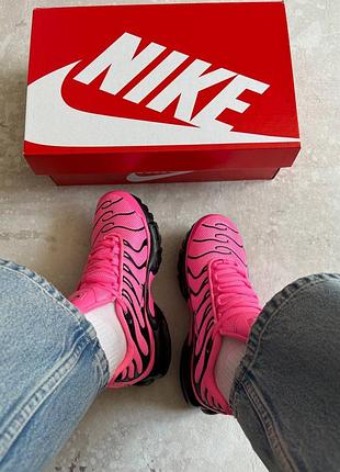 Кроссовки nike air max tn neon pink black