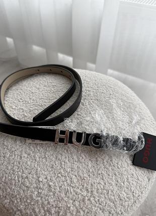 Ремінь чорний hugo 85 см оригінал