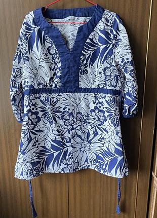 Лляна туніка розмір 48-50