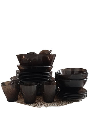 Сервиз столовый ударопрочное стекло оригинал luminarc люминарк 32од.