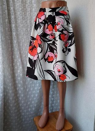 Спідниця демісезонна міді батал roman р.54 8181