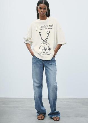 Варена футболка zara daniel johnston