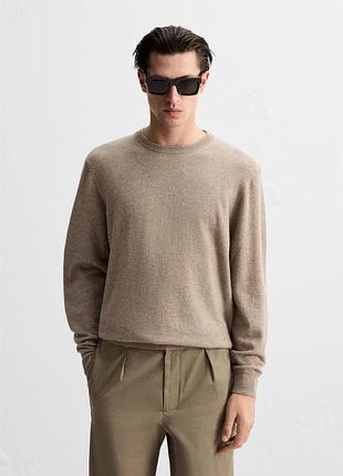Свитер zara из 100% кашемира