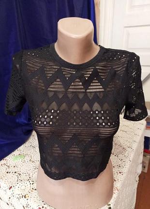 Ажурный топ