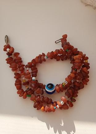 Браслет з янтарем