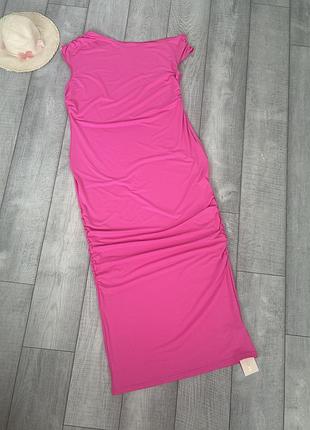 Яскрава максі-сукня на одне плече 4хл