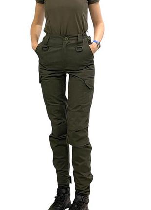 Жіночі військові тактичні штани , брюки хакі, олива нгу