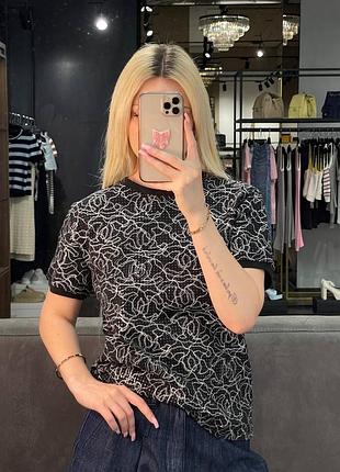 Футболка шанел преміум люкс