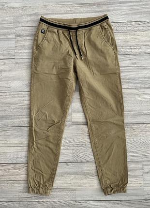 Стильні та зручні коричневі штани джогери 🔥 на підлітка розмір xs