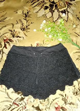 Шорты кружевные коттон