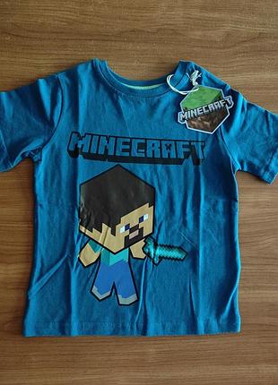 Футболка minecraft 98-104 см