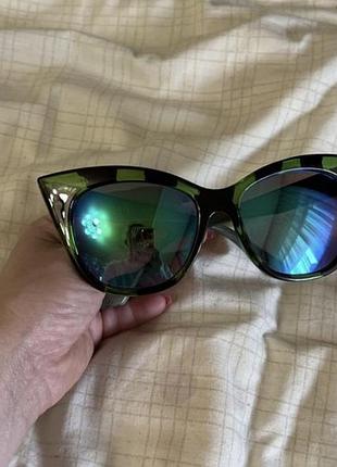 Окуляри 👓 лисички сонцезахисні класні стильні модні красиві жіночі