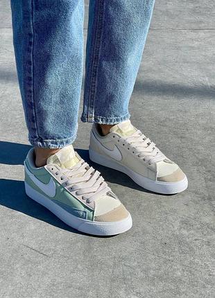 Кроссовки nike blazer кожаные классические найк аир макс модные nike air max крутые nike air force 1, nike m2k tekno