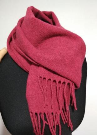 Фирменный теплый шерстяной шарф 100% шерсть супер качество!!!5 фото