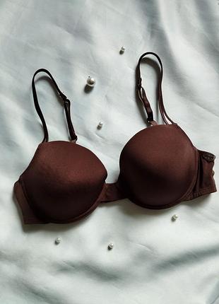 Качественный бюстгальтер sloggi шоколадного цвета