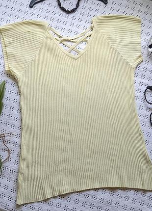 Футболка в рубчик