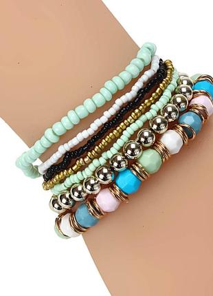 Браслет " синий пляж"