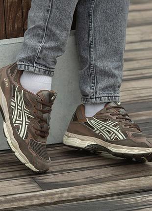 Кросівки asics nyc brown 2