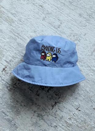 Тончайшая тематическая панама, 50-51см, хлопок, гипоаллергенный полиэстер, among us