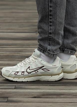 Кросівки nike p-6000 beige