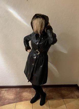 Дубленка натуральная кожаная, 46 - 48 р